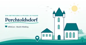 Illustration Perchtoldsdorf: 24-Stunden-Betreuung und private Pflege zu Hause mit ARACare
